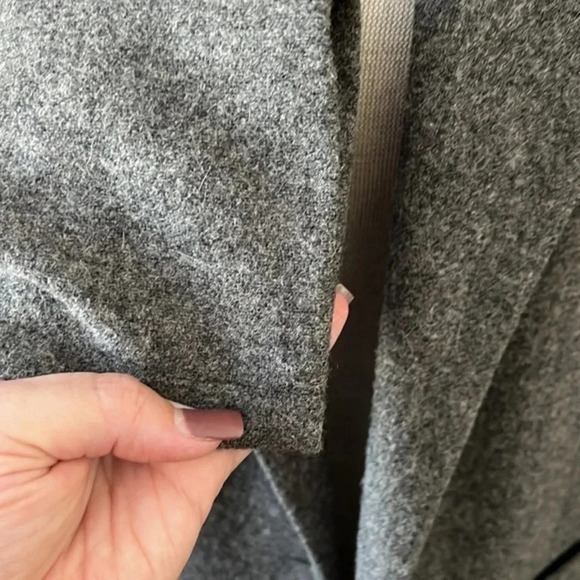 Gray/Black Wool‎ Blend Blazer - Picture 6 of 8